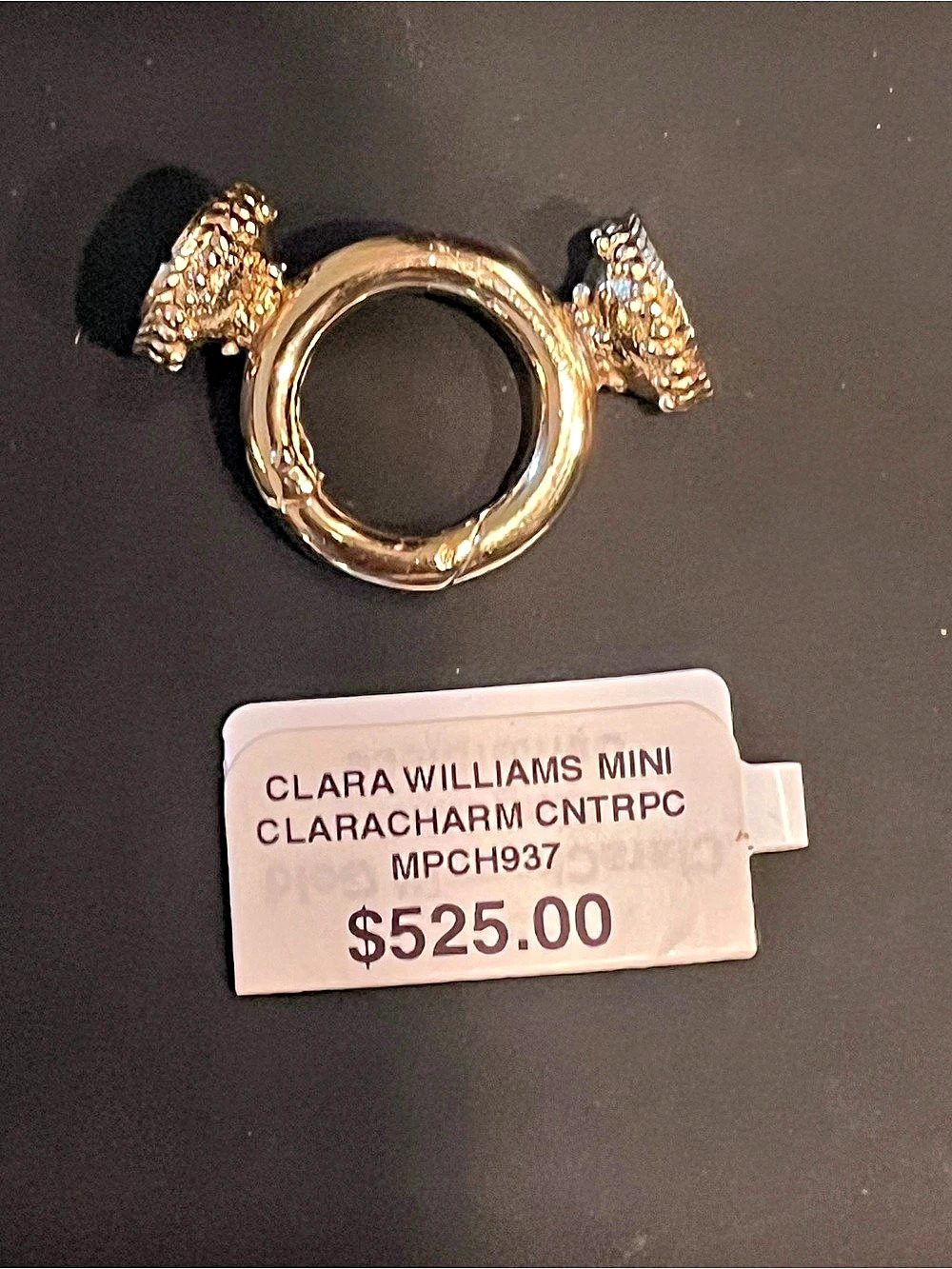 Clara Williams Mini ClaraCharm Centerpiece Necklace Gold